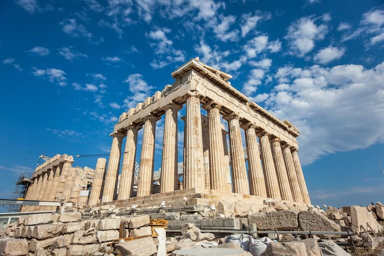 Partenón de la Acrópolis de Atenas